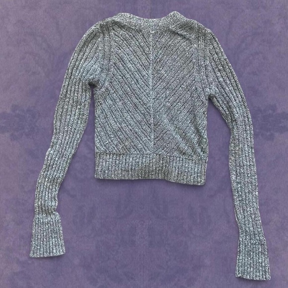 Free People Over the Rainbow rare gray cardigan aso Beth Greene in The Walking D - Picture 3 of 6